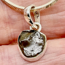 Load image into Gallery viewer, Moldavite 9.731ct Sterling Silver Round Pendant | 3/4&quot; Long | Green | 1 Pendant|
