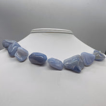 Load image into Gallery viewer, Chalcedony 8" Strand Nugget Beads | 32x23x13-21z17z12mm | Blue | 8 Beads |
