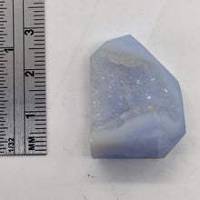Load image into Gallery viewer, Chalcedony Druzy 56ct Designer Cut Pendant Bead| 28x20x13mm|Blue |1 Pendant Bead
