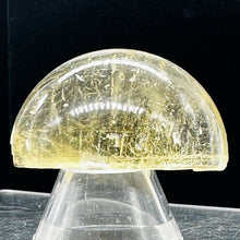 Load image into Gallery viewer, Optical Calcite Iceland Spar 44g Unique 1/4 Sphere | 48x20mm | Clear, Yellow |
