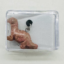 Load image into Gallery viewer, Rhodonite Diplodocus Dinosaur Pendant | 3/4&#39; Long | Pink. Black | 1 Pendant |
