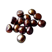 Load image into Gallery viewer, Copper Cocoa Nugget Fresh Water Pearls | 14 Pearls |
