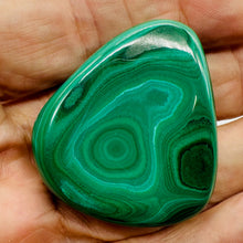 Load image into Gallery viewer, Malachite 58gPolished FreeForm Gemstone| 43x39x15mm | Green | Display Specimen|
