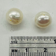 Load image into Gallery viewer, Heavenly Two Creamy Chinese Freshwater Pearl Beads | 9.5mm | 2 Pearls |
