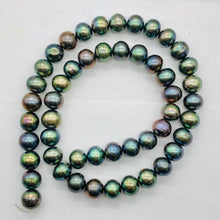 Load image into Gallery viewer, Fresh Water Pearl Strand Round | 9 mm | Blue/Bronze | 50 Beads |
