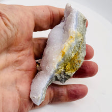 Load image into Gallery viewer, Chalcedony 184g Natural Display Specimen | 4x1 3/4x1 1/2&quot; | White Blue Tan | 1 |
