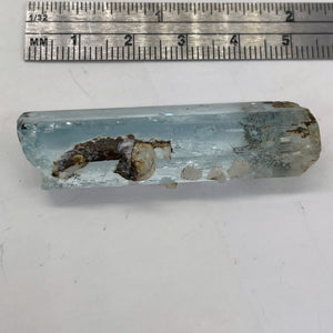 Aquamarine Gemstone 119cts Crystal | 50x10x12mm | Blue | 1 Display Specimen |