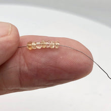 Load image into Gallery viewer, 7 Beads of Natural 3x2.5-2.75x2mm Imperial Topaz Faceted Roundel 6187
