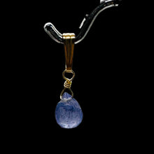 Load image into Gallery viewer, Tanzanite 14K Gold Filled Wire Wrap Pendant | Lavender | 1 inch Long |
