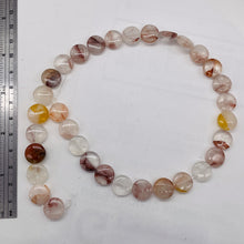 Load image into Gallery viewer, Natural Quartz Orange' 12x4mm Coin Bead Strand 109337
