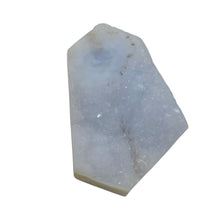 Load image into Gallery viewer, Chalcedony Druzy 38ct Designer Cut Pendant Bead|38x22x7mm| Blue| 1 Pendant Bead|
