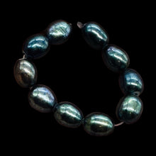 Load image into Gallery viewer, Fresh Water Perfect Beauties Pearl Parcel | 8x6mm|Midnight Ocean Blue|10 Pearls|
