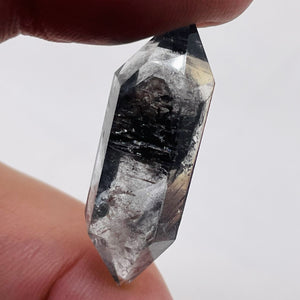 Quartz Shaman Double Terminated 22cts Crystal Point | 33x9mm | Included, Clear |