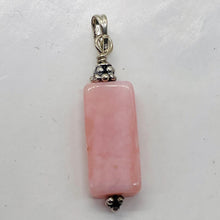 Load image into Gallery viewer, Universal Love! Rectangle Rose Quartz Sterling Silver Pendant | 1 1/2&quot; Long |
