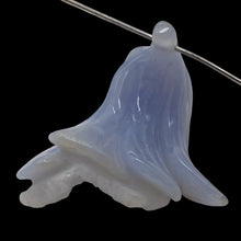 Load image into Gallery viewer, Blue Chalcedony Carved Druzy Flower Bead | 40 cts | 1" Long |
