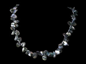 Design Platinum Rosepetal Keishi FW Pearl Strand 109050B