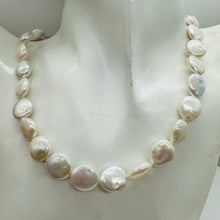 Load image into Gallery viewer, Glam Graduated White Coin FW Pearl Strand 4760
