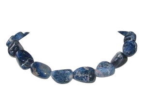 Delightful Natural Sodalite Nugget Bead 16 inch Strand 108460