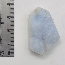 Load image into Gallery viewer, Chalcedony Druzy 38ct Designer Cut Pendant Bead|38x22x7mm| Blue| 1 Pendant Bead|
