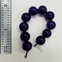 Load image into Gallery viewer, Amethyst Gorgeous Round AA Bead Parcel | 10mm | Deep Purple | 10 Beads |
