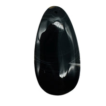 Load image into Gallery viewer, Sardonyx Large Designer Teardrop Pendant Bead | 64x33x6mm| Black.White| 1 Bead}
