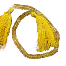 Load image into Gallery viewer, Citrine from Brazil Faceted Rondelle 8* Strand | 6x2mm | Yellow | 85 Beads |
