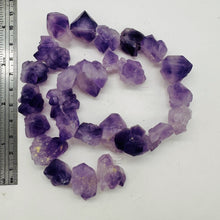 Load image into Gallery viewer, Amethyst Crystals Natural Strand | 29x27x15 to 18x17x12mm | Purple | 26 Beads |
