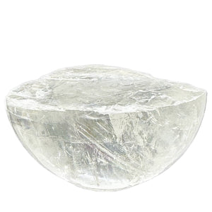 Optical Calcite Iceland Spar 82g Unique Specimen1/2 Sphere | 47x24mm | Clear |