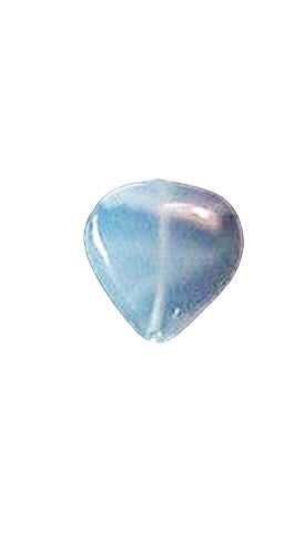 Lunar 1 Pear-Shaped Blue Chalcedony Bead 22x18mm 4045E