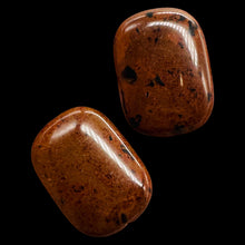 Load image into Gallery viewer, 2 Mahogany Obsidian Pendant Beads
