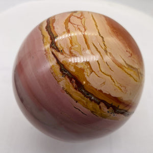 Mookaite Magic Sphere 593g (21oz) | 75mm (3") | Pink White | 1 Display Specimen|