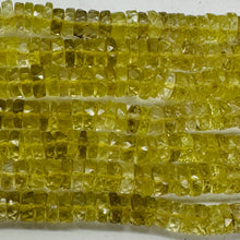 Load image into Gallery viewer, Citrine from Brazil Faceted Rondelle 8* Strand | 6x2mm | Yellow | 85 Beads |
