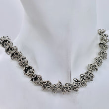 Load image into Gallery viewer, Solid Sterling Silver 9x6mm Intricate Filigree Bead Caps Strand | Approx. 88 |
