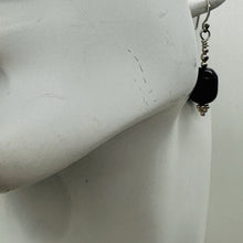 Load image into Gallery viewer, Black Cherry Freshwater Pearl Earrings | 1 1/4&quot; Long | 12x8mm Pearls | 1 Pair |
