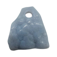 Load image into Gallery viewer, Druzy Blue Chalcedony Designer Pendant Bead | 125cts | 49x42x7mm | 1 Bead |
