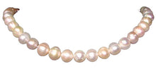 Load image into Gallery viewer, Huge 9 to 10mm Natural Rich Cream Pearl Strand 103434C
