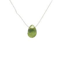 Load image into Gallery viewer, Peridot Faceted Briolette Bead | 1.2 cts | 7x5x3.5mm | Green | 1 bead |
