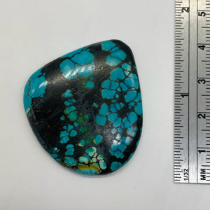 Dramatic Spiderweb Turquoise Freeform Cab | 44cts | 37x33x5mm |