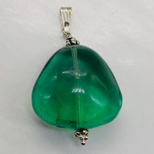 Load image into Gallery viewer, Fluorite Sterling Silver Pendant | 1 1/2&quot; Long | Blue Green | 1 Pendant |
