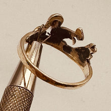 Load image into Gallery viewer, Sterling Silver Squirrel Ring Size 7 Woodland Animal Nature Jewelry USA
