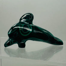 Load image into Gallery viewer, Dolphin 75g Malachite Carved Gemstone Figurine| 76x47x20mm | Green | 1 Specimen|

