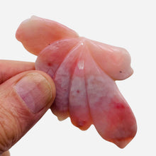 Load image into Gallery viewer, 84cts Hand Carved Pink Peruvian Opal Flower Bead | 130x48x6mm |
