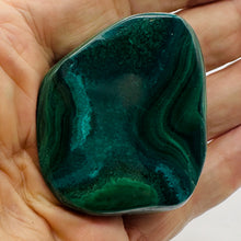 Load image into Gallery viewer, Malachite 115g Polished Gemstone FreeForm| 54x46x20mm| Green| 1 Display Specimen
