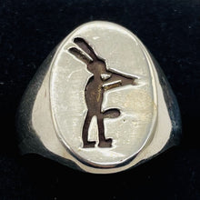 Load image into Gallery viewer, Sterling Silver Kokopelli Medicine Man Ring | Size 10 3/4 | Silver | 1 Ring |
