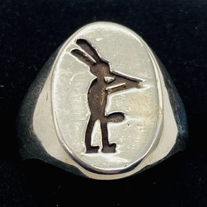 Sterling Silver Kokopelli Medicine Man Ring | Size 10 3/4 | Silver | 1 Ring |