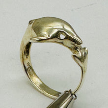 Load image into Gallery viewer, Leaping Dolphin Sterling Silver Designer Ring ' Size 5.25 ' Silver ' USA
