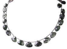 Load image into Gallery viewer, AAA Actinolated Quartz Faceted 8x11mm Briolette Beads 109897
