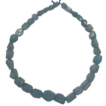 Load image into Gallery viewer, Aquamarine Graduated 19&quot; Strand | 12x8 to 20x12mm | Blue | 32 to 36 Beads |
