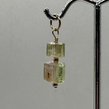 Load image into Gallery viewer, Natural Watermelon Tourmaline 14K Gold Filled Pendant | Green, Clear, Pale Pink|
