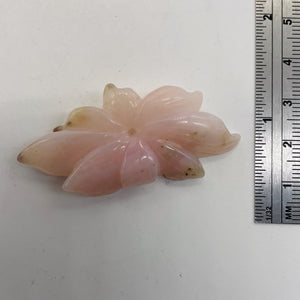 Peruvian Opal 42cts Flower | 25x52x17 | Pink | 1 Pendant Bead